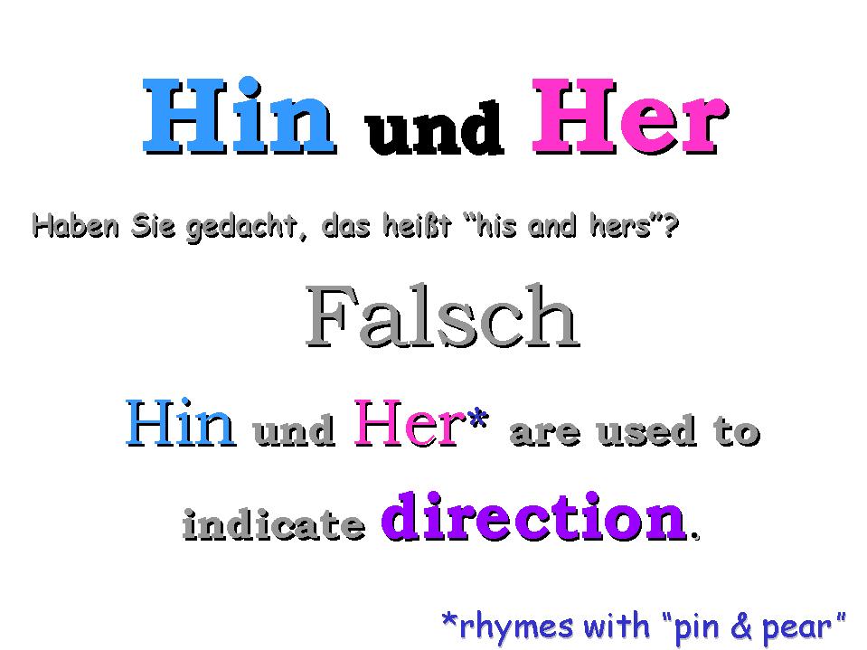 Did you think it meant 'his and hers'?        Wrong!